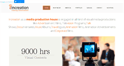 Desktop Screenshot of increationmedia.com